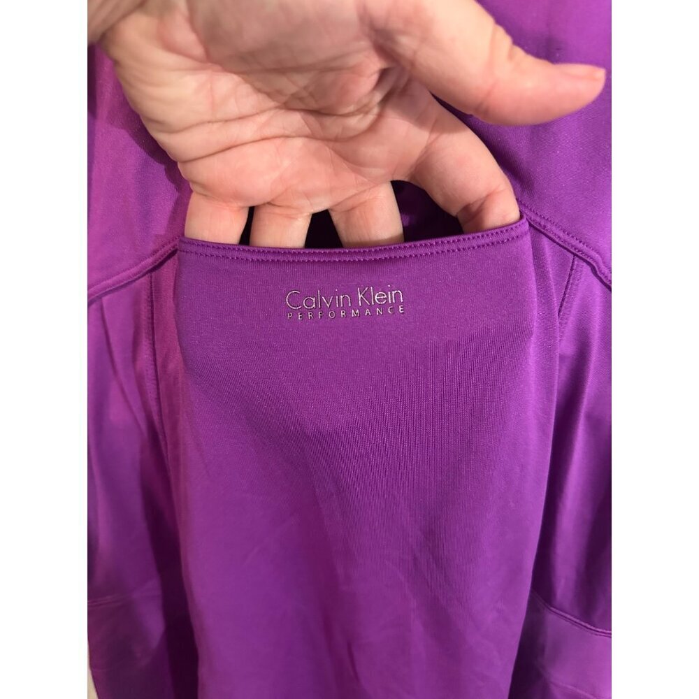 Y Calvin Klein Performance Quick Dry Purple Athletic Dress - Picture 9 of 10